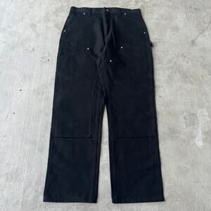 Vintage Y2K Carhartt black NWT double knee work wear carpenter pants